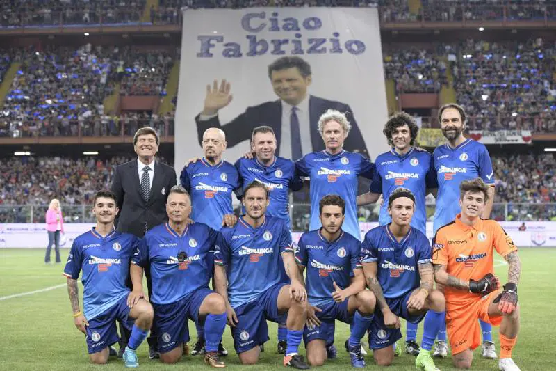 Partita del Cuore: tra Totti e il ricordo a Frizzi