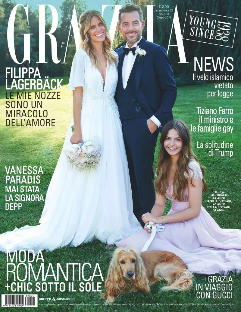 Filippa Lagerback dopo il matrimonio: "Daniele vuole un altro figlio"