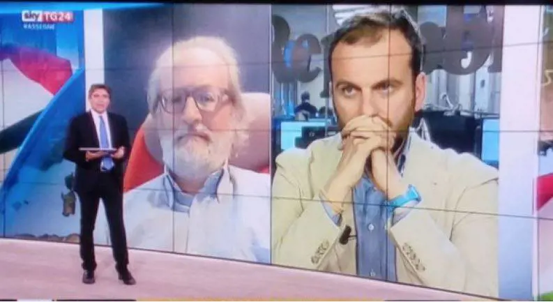 Paolo Becchi offende Calabresi: "Repubblica? Giornale dell'orfano"