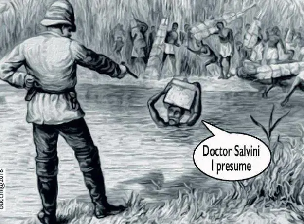 "Vignetta? Squallore incredibile". Salvini minaccia querela a Repubblica