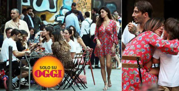 Belen e Iannone ai ferri corti: al bar non stanno neanche vicini