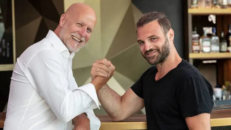 Rainer Schaller, fondatore del marchio McFit e Vito Scav