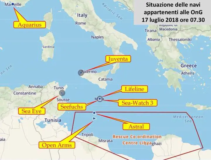 Ong tornano nel Mediterraneo Salvini: "Risparmino tempo e denaro"