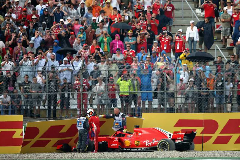 La Ferrari finisce in rosso ad Hockenheim. Quella promessa mancata al manager
