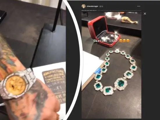 Chiara Ferragni e Fedez, regali extralusso da Cartier per la coppia
