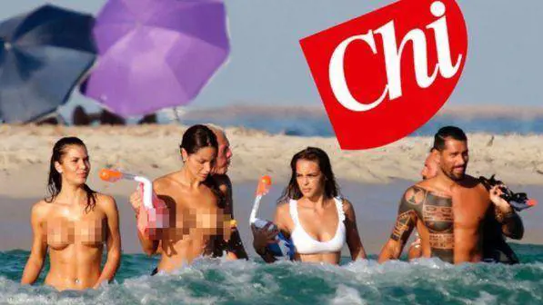 Le calde vacanze di Marco Borriello