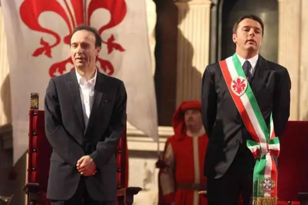 Benigni con Renzi nel docufilm su Firenze? L'agente smentisce