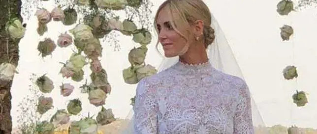 Ecco l'abito di Chiara Ferragni per le nozze con Fedez