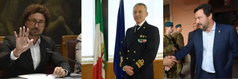 Guardia costiera, l'ammiraglio può affondare. M5S lo difende, Salvini gelido