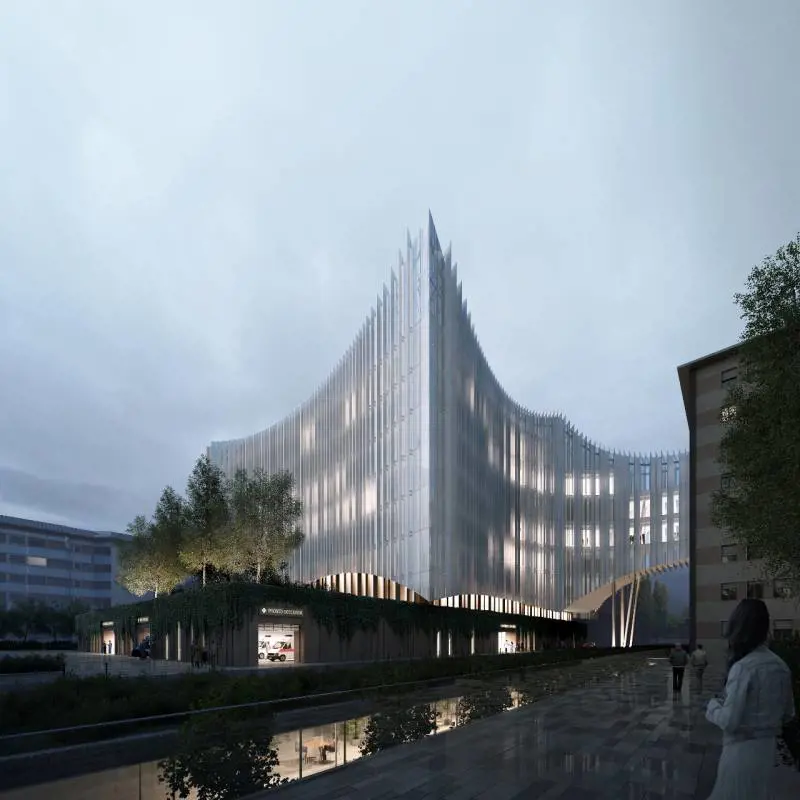 Dieci piani di vetro: ecco il nuovo cuore  del San Raffaele