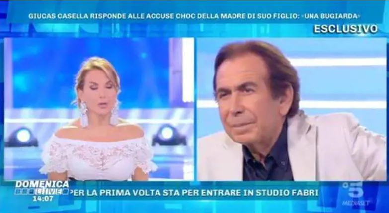 Giucas Casella: "Non volevo mio figlio"