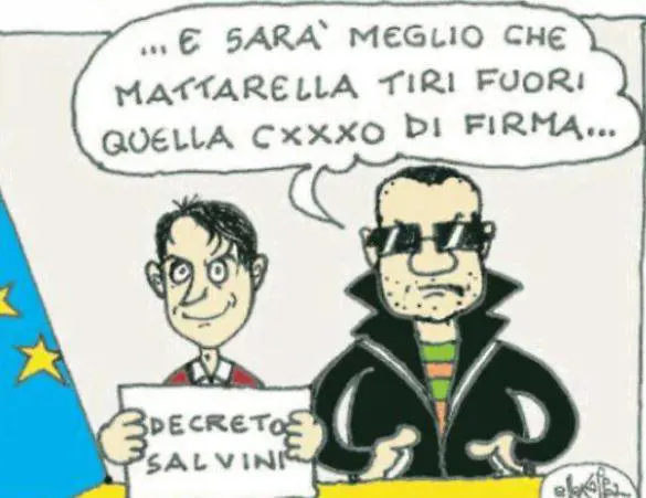 "Repubblica" e quella vignetta su Salvini: "C... di firma"