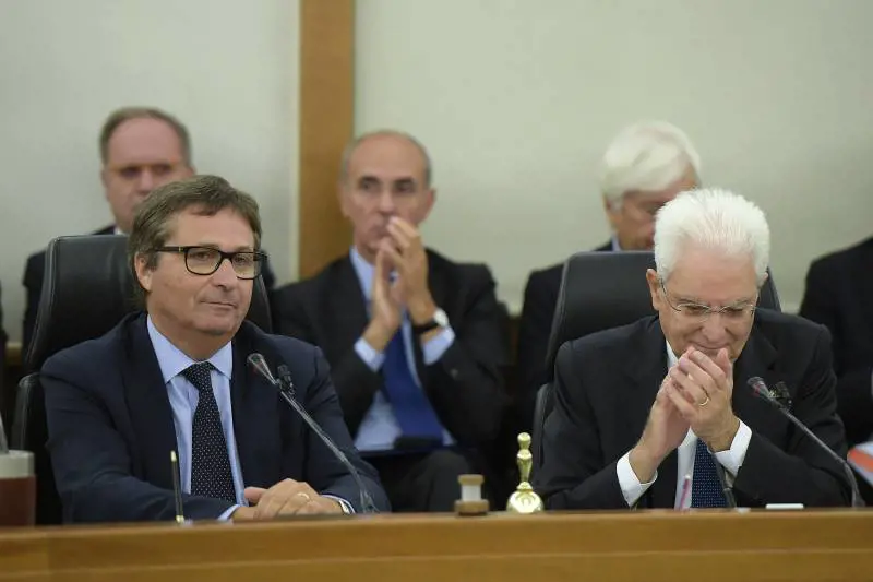 David Ermini e il Presidente Mattarella