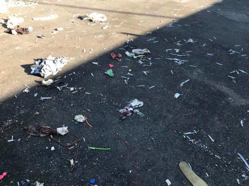 Napoli, a piazza Garibaldi la discarica dei tossicodipendenti 