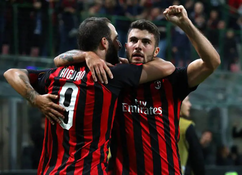 Cutrone sveglia il Milan. Il baby bomber e Higuain abbattono l'Olympiacos