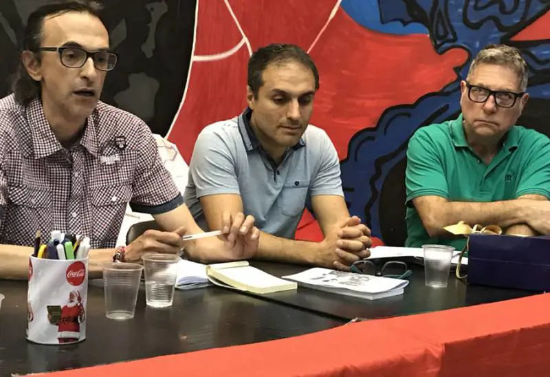 Gianfranco Castellotti, a sinistra