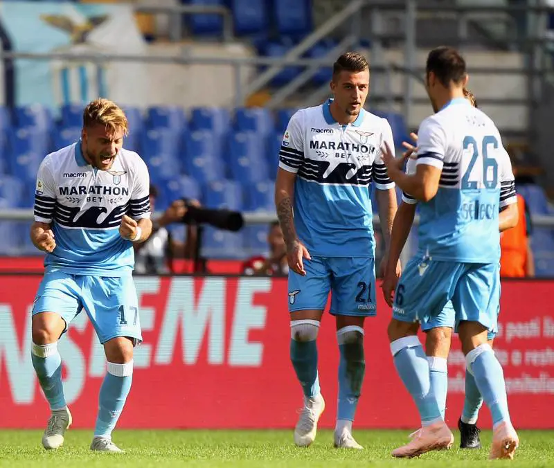Immobile sfata il tabù viola, la Lazio respira