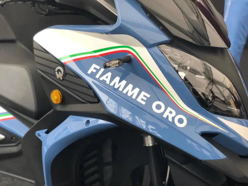 Cerimonia di consegna di Qooder al Gruppo Fiamme Oro della Polizia di Stato