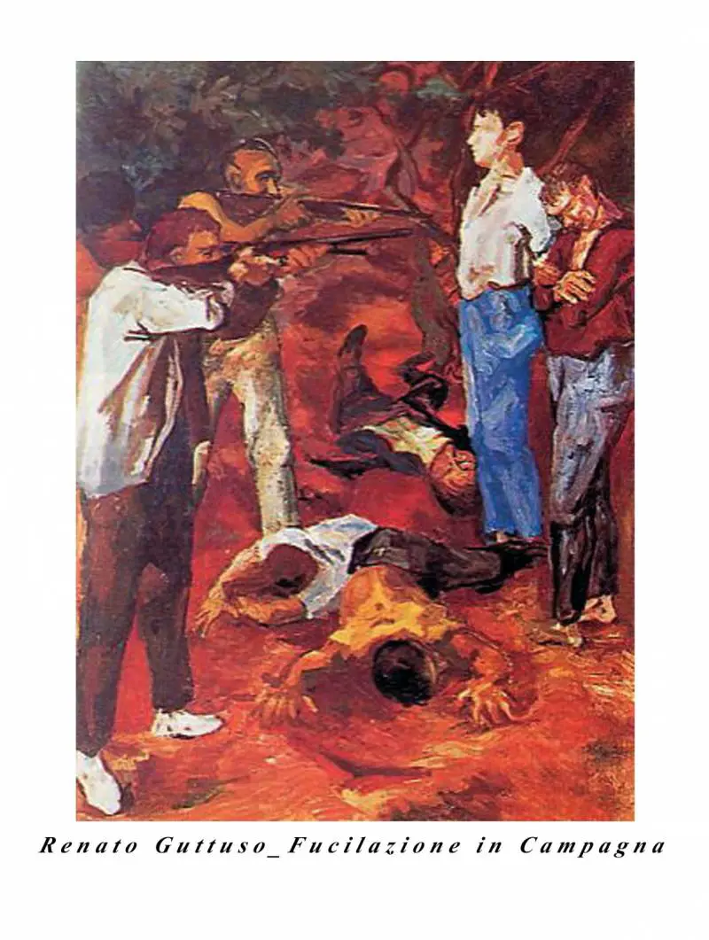 Aerei blu e sedie elettriche pop. Se vuoi la pace, mostra la guerra