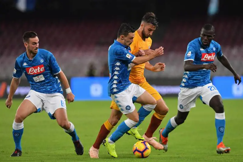 Il Napoli riprende la Roma al 90': finisce 1-1 al San Paolo