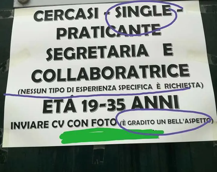 "Cercasi praticante bella e single": l'annuncio scatena polemiche