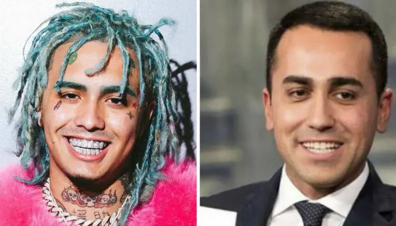 Lil Pump, il sosia con le treccine di Luigino. E il ministro ora sogna un futuro da rapper