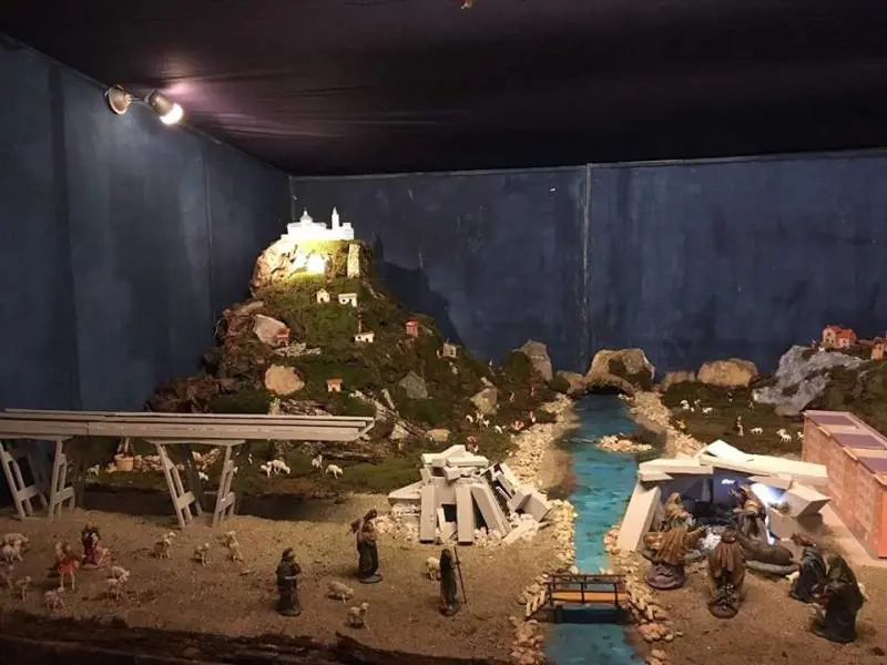 Genova, "oscurato" il presepe con il Ponte Morandi distrutto