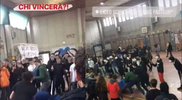 Roma, la palestra della scuola occupata diventa un ring "social"