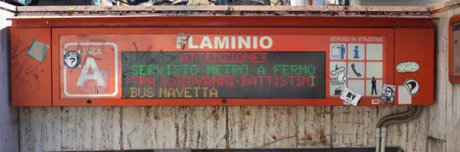 Roma, stazione Barberini e Spagna fuori uso sotto Natale