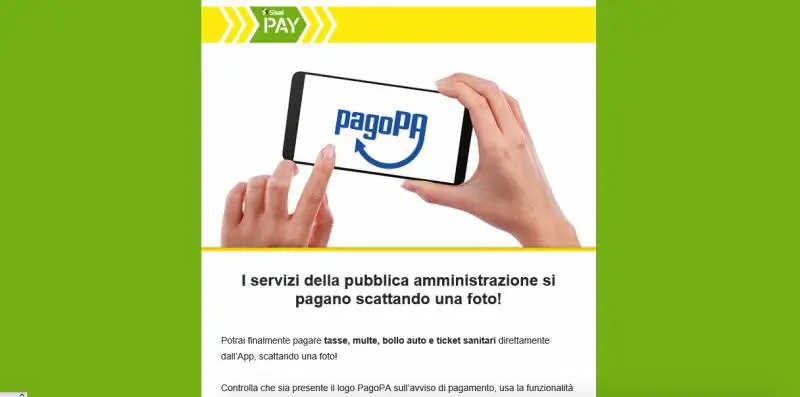 SisalPay, i bollettini si pagano con l'App scattando una foto