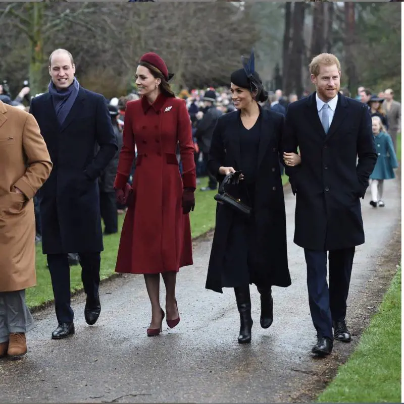 Meghan e Kate insieme alla Messa di Natale