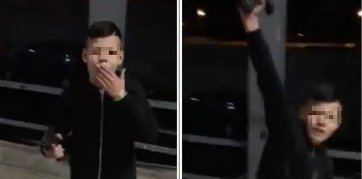 Centomila "mi piace" per il baby boss che spara