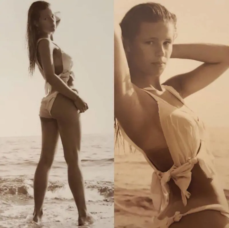 Michelle Hunziker, sexy già da ragazzina