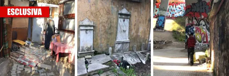 Roma, ecco il cimitero "occupato" dai rom