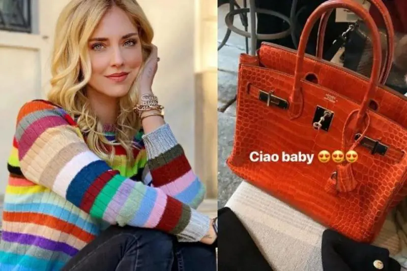 Chiara Ferragni attaccata dagli animalisti per la borsa di coccodrillo