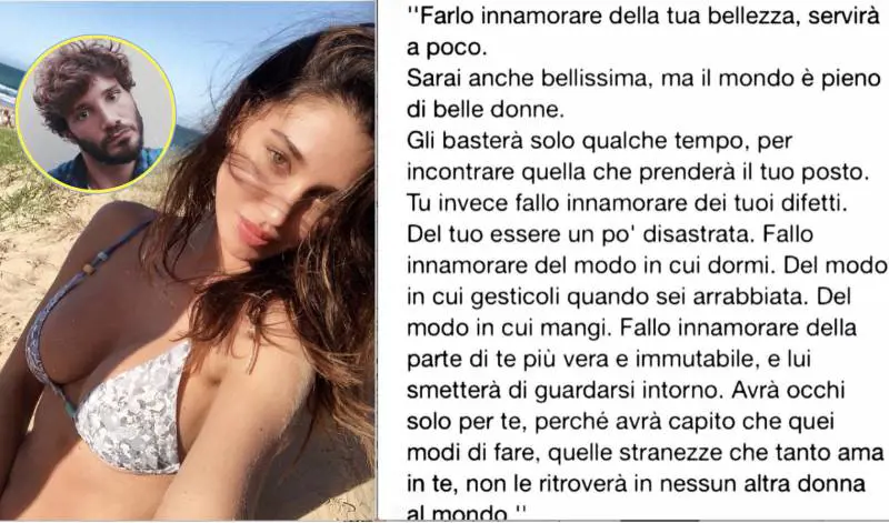 Il post "innamorato" di Belen