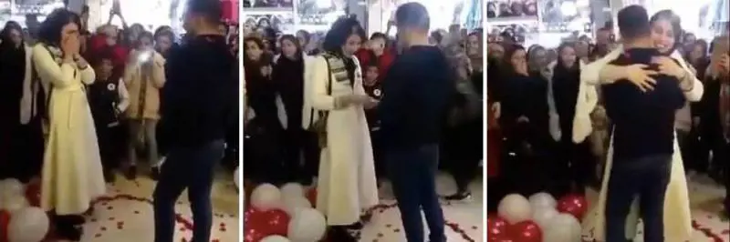 Iran, coppia in manette dopo la proposta di matrimonio in pubblico