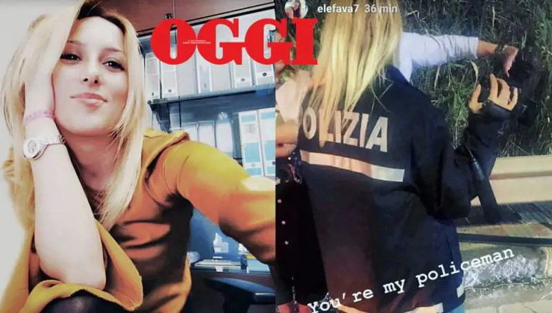 La fidanzata di Di Maio beccata con la divisa della polizia come Salvini