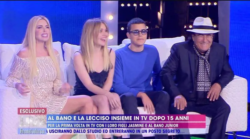 Al Bano e la Lecciso dalla D'Urso, ma lui non dimentica Romina