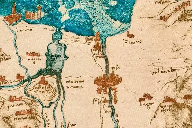 La Toscana vista e disegnata da Leonardo