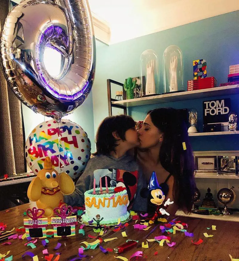 Belen festeggia il compleanno di Santiago