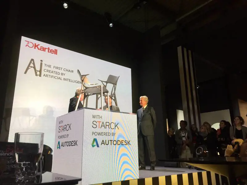 Kartell lancia la prima sedia completamente "disegnata" dall'intelligenza artificiale