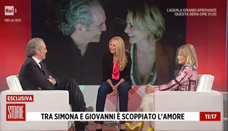 "Bello quanto inaspettato". Simona Ventura racconta la storia d'amore con Giovanni Terzi
