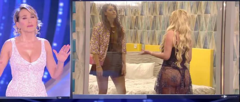 Gf, scontro tra Cipriani e Vignali. Francesca: "Ho rifatto il seno per un problema"