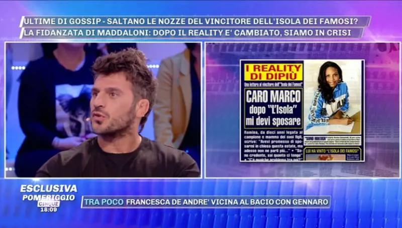 Marco Maddaloni replica a Romina: "Ti sposo"