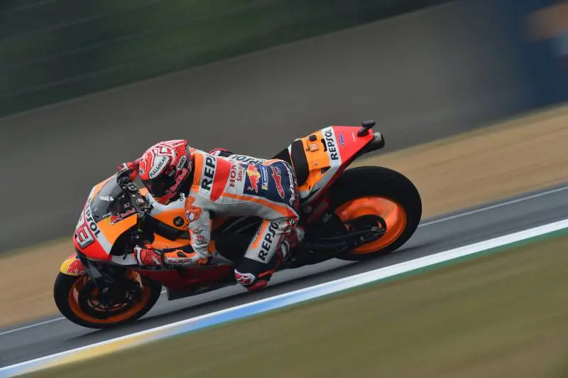 Motogp, Marquez in pole a Le Mans. Quarto Dovizioso, quinto Rossi