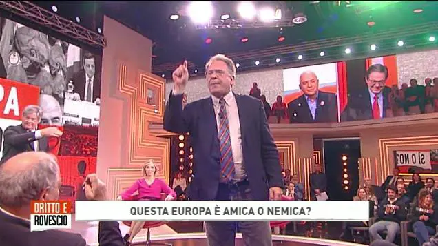 Cecchi Paone insulta tutti e Del Debbio lo caccia via