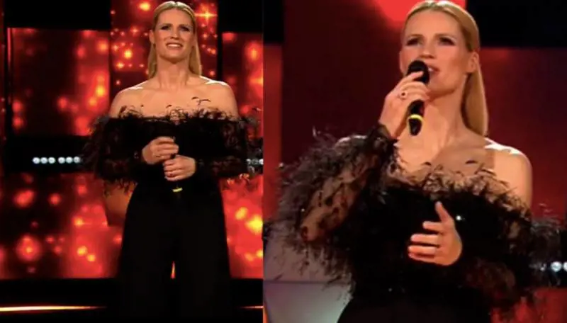 Michelle Hunziker sfoggia un look impeccabile All Together Now