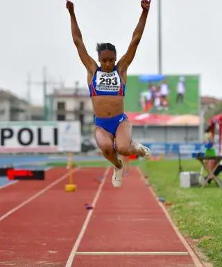 Prima al mondo 2019. Larissa, salto record. È la figlia di Fiona May