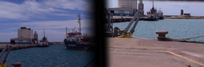 La Mare Jonio e la Sea Watch sotto sequestro a porto di Licata